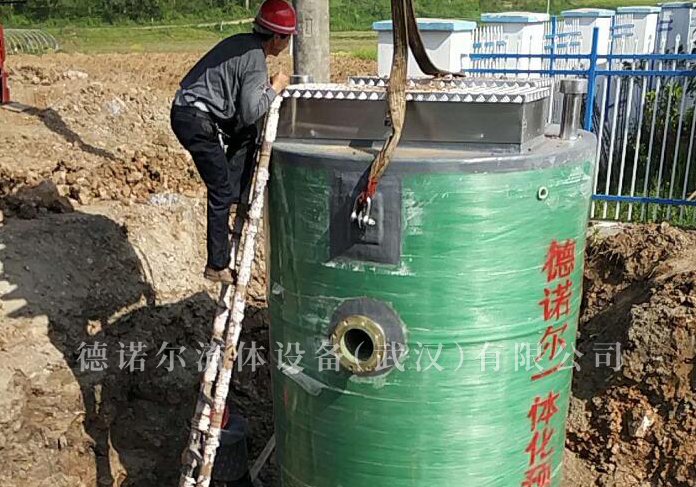 雙河鎮污水管網一體化預制泵站項目