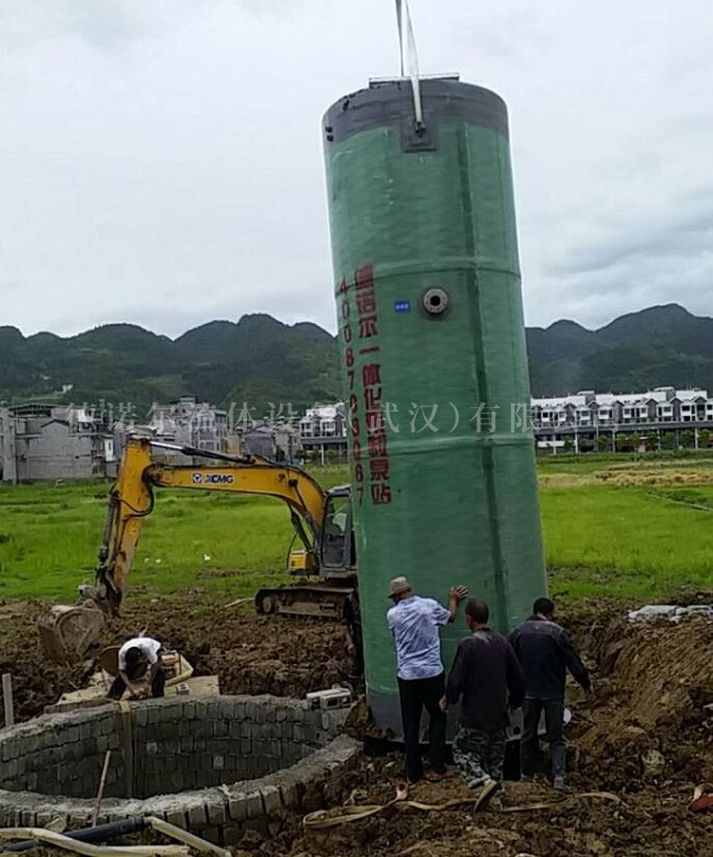 重慶市某鄉鎮污水處理廠擴建一體化泵站項目